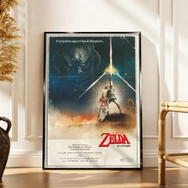 The Legend of Zelda Poster, Canvas Print, Wall Art Canvas Painting Living Room Bedroom Docor