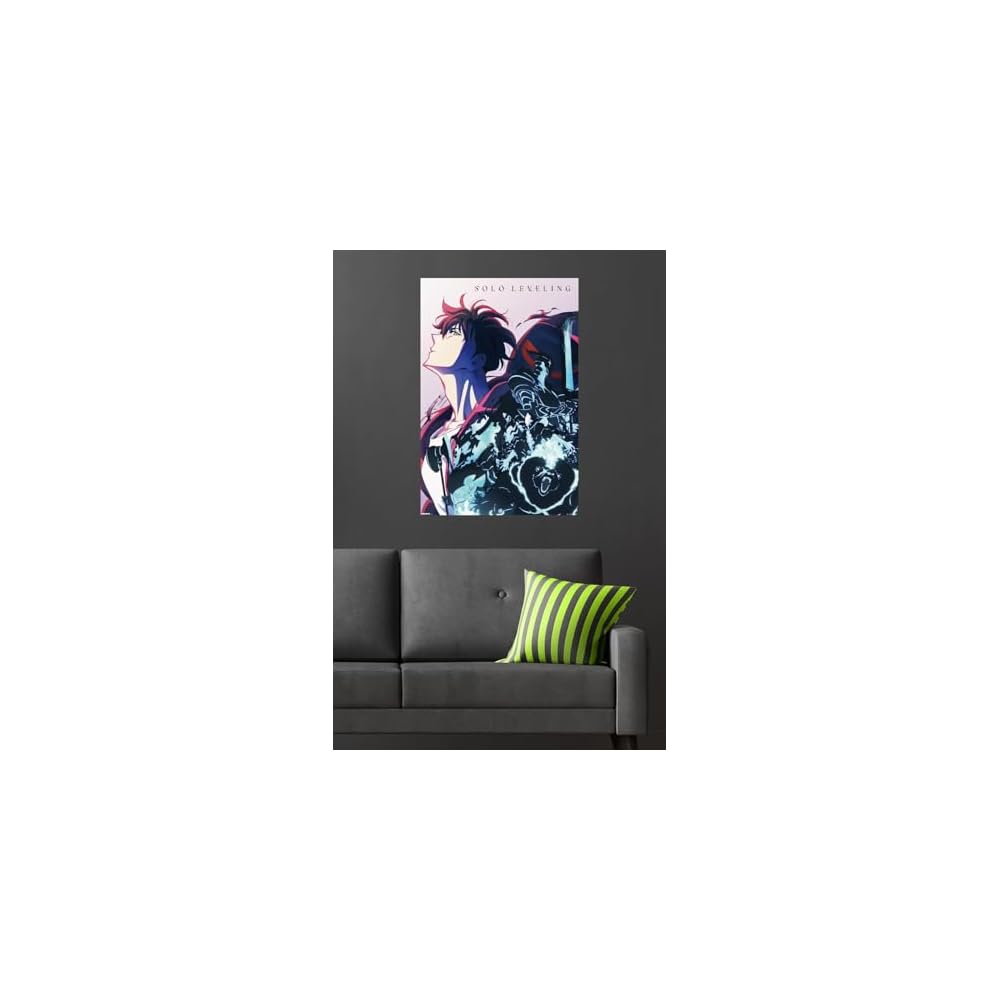 Solo Leveling: Season 2 - Teaser Key Art Wall Poster, 34L" x 22.4W", Unframed Version