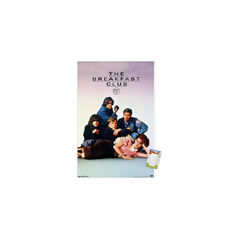 The Breakfast Club - One Sheet Wall Poster, 22.37" x 34.00", Premium Unframed Version