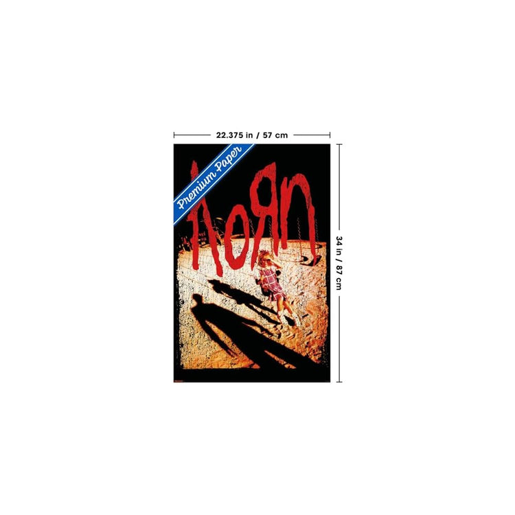 Korn - The First Album Swing Wall Poster, 34L x 22.4W, Premium Poster & Clip Bundle