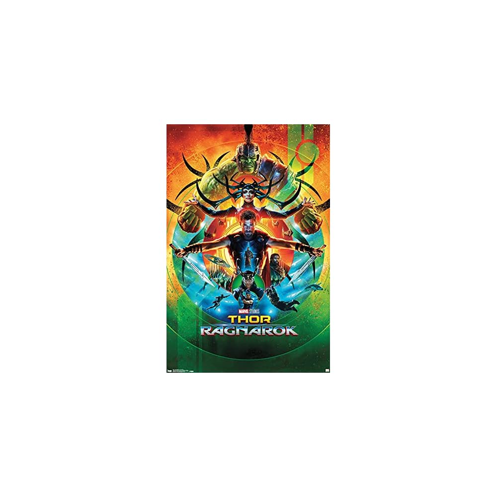 Marvel Thor: Ragnarok - One Sheet Wall Poster, 19L x 13W, Premium Unframed Version