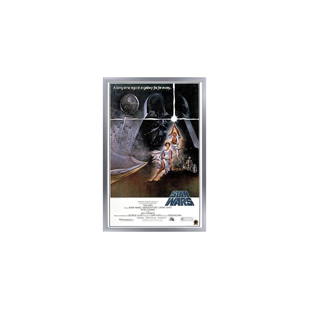 24X36 Star Wars: A New Hope - Original One Sheet Wall Poster, 24" x 36", Unframed Version