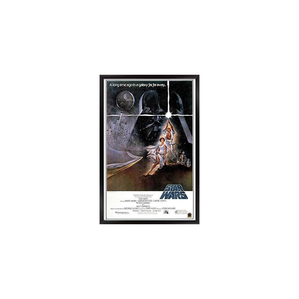 24X36 Star Wars: A New Hope - Original One Sheet Wall Poster, 24" x 36", Unframed Version