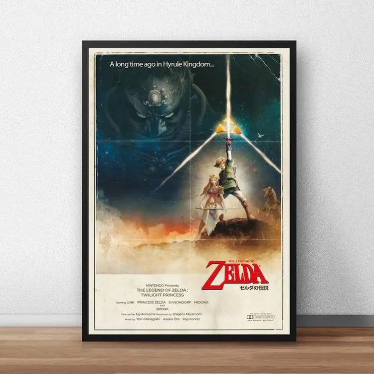 The Legend of Zelda Poster, Canvas Print, Wall Art Canvas Painting Living Room Bedroom Docor