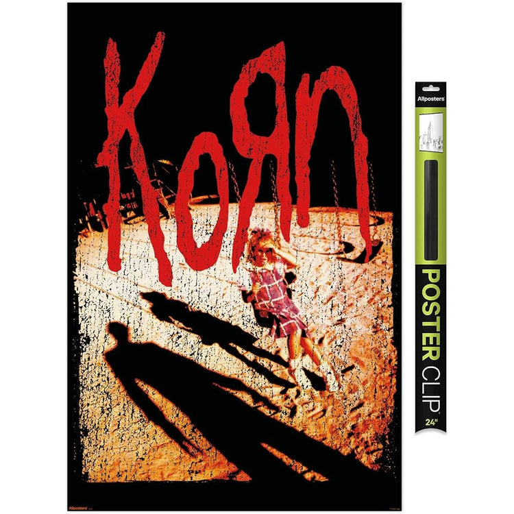 Korn - The First Album Swing Wall Poster, 34L x 22.4W, Premium Poster & Clip Bundle