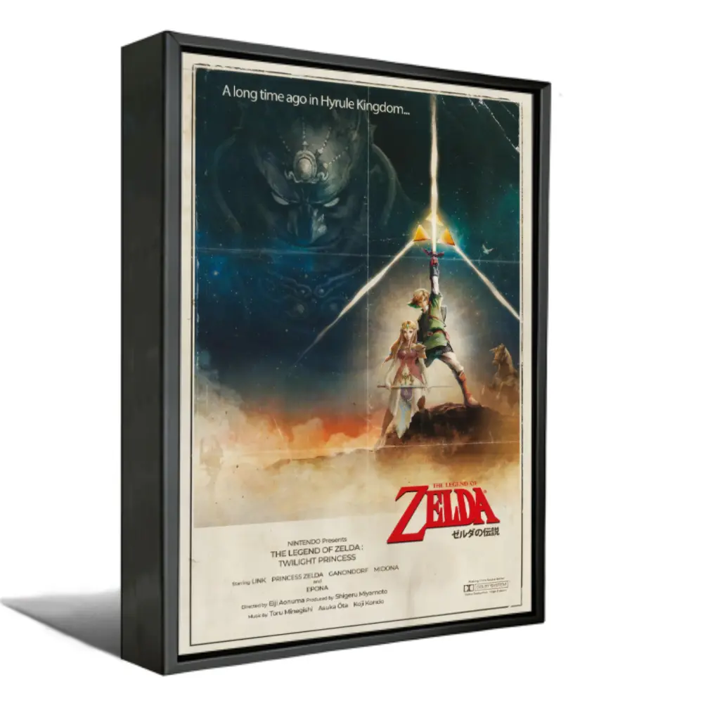 The Legend of Zelda Poster, Canvas Print, Wall Art Canvas Painting Living Room Bedroom Docor