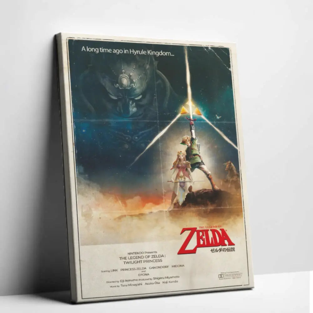 The Legend of Zelda Poster, Canvas Print, Wall Art Canvas Painting Living Room Bedroom Docor