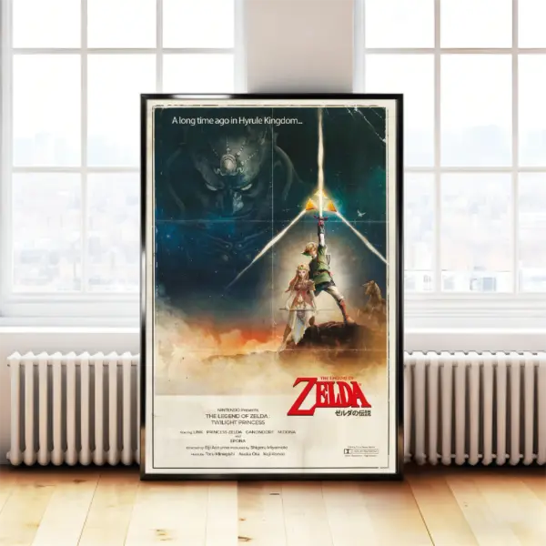 The Legend of Zelda Poster, Canvas Print, Wall Art Canvas Painting Living Room Bedroom Docor